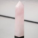 【レア 1点物】ローズクォーツ ポイント 紅水晶 ピンク Rose Quartz ローズクォーツ 原石 ポイント 鉱物 置物 Point 柱 インテリア 石 ロ...