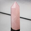 【レア 1点物】ローズクォーツ ポイント 紅水晶 ピンク Rose Quartz ローズクォーツ 原石 鉱物 柱 インテリア 置物 Point ポイント 石 ローズクォーツポイント メンズ レディース 一点物 パワーストーン ローズクォーツ(3)