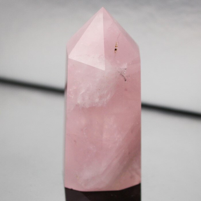 ローズクォーツ ポイント Rose Quartz 紅水晶 ピンク ローズクォーツ 原石 Point 柱 インテリア ポイント 石 鉱物 置物 ローズクォーツポイ...