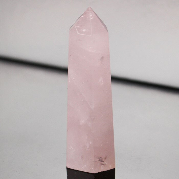 ローズクォーツ ポイント Rose Quartz 紅水晶 ピンク ローズクォーツ 原石 ポイント 鉱物 柱 インテリア 石 置物 Point ローズクォーツポイ...