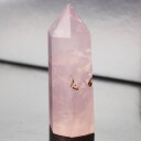 【一点物 現物】ローズクォーツ ポイント ピンク 紅水晶 Rose Quartz ローズクォーツ 原石 鉱物 柱 インテリア 置物 Point ポイント 石 ロ...