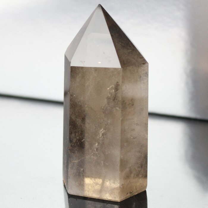 スモーキークォーツ ポイント Smoky Quartz 煙水晶 カンゴーム スモーキークォーツ 原石 柱 置物 Point ポイント 石 スモーキークォーツポイ...