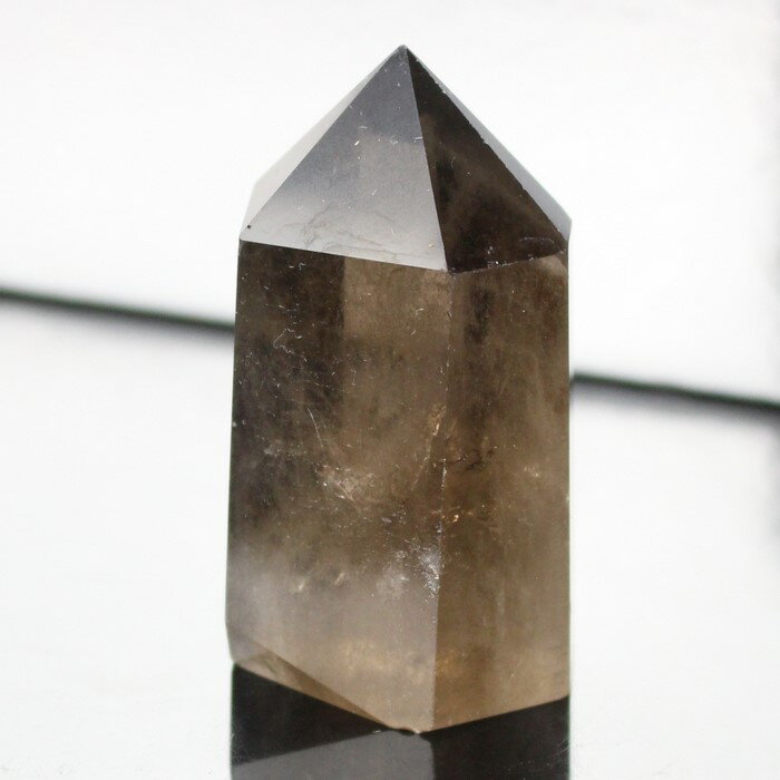 【厳選品質 一点物】スモーキークォーツ ポイント 煙水晶 カンゴーム Smoky Quartz スモーキークォーツ 原石 ポイント 置物 Point 柱 石 ス...