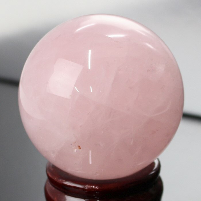 【67mm】ローズクォーツ 丸玉 紅水晶 ピンク Rose Quartz ローズクォーツ 原石 球体 水晶玉 球 置物 台座 水晶球 大玉 丸玉 Circle ...