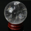【49mm 限定 一点物】水晶玉 水晶 丸玉 Crystal ロッククリスタル クォーツ 水晶 原石 浄化 魔除け 浄化用水晶 球体 地鎮祭 置物 台座 水晶球...