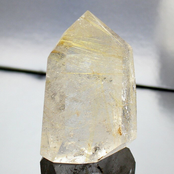 金運 ルチルクォーツ ポイント rutile quartz 金針水晶 ルチルクォーツ 原石 クラスター ポイント 鉱物 金運 幸運 ルチルクォーツポイント 天然石 原石 人気 おすすめ パワーストーン 一点物 ルチルクォーツ