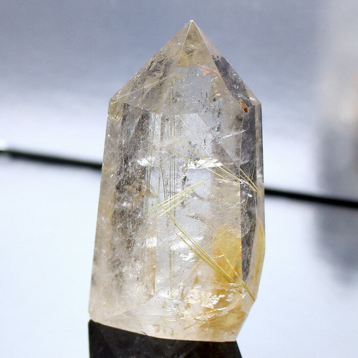 金運 【特選 天然石 一点物】ルチルクォーツ ポイント ルチルクオーツ rutile quartz ルチルクォーツ 原石 金運 財運 仕事運 ポイント 石 鉱物 ルチルクォーツポイント パワーストーン 原石 人気 おすすめ 天然石 海外直輸入価格 ルチルクォーツ