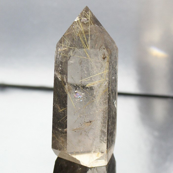 金運 ルチルクォーツ ポイント rutile quartz 金針水晶 ルチルクォーツ 原石 クラスター ポイント 鉱物 金運 幸運 ルチルクォーツポイント パワーストーン 原石 人気 おすすめ 天然石 海外直輸入価格 ルチルクォーツ