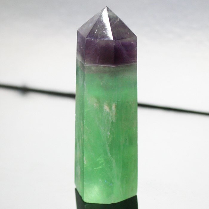 【レア 1点物】フローライト ポイント グリーンフローライト 蛍石 Fluorite 緑 フローライト 原石 クラスター Point 柱 ポイント 置物 ..