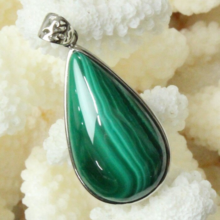 パワーストーン ペンダント マラカイト ペンダント 孔雀石 Malachite マラカイト ネックレス ペンダントトップ ぺんだんと Pendant マラカイトペンダント 天然石 ペンダント パワーストーン 限定 一点物 マラカイト