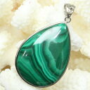 【天然石 ペンダントトップ 大粒】マラカイト ペンダント Malachite 孔雀石 マラカイト ネックレス ペンダントトップ Pendant マラカイトペンダ...