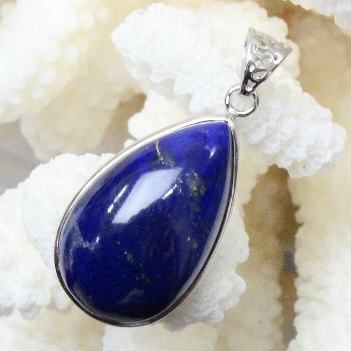 ラピスラズリ ペンダント 瑠璃 青金石 ラピス Lapis Lazuli ラピスラズリ ネックレス ペンダントトップ 魔除け グッズ 厄除け 最強 ラピスラズリ...