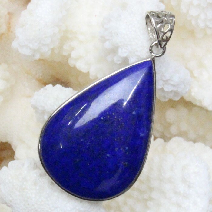 【天然石 ペンダントトップ 大粒】ラピスラズリ ペンダント 瑠璃 青金石 ラピス Lapis Lazuli ラピスラズリ ネックレス ペンダントトップ ぺんだん...