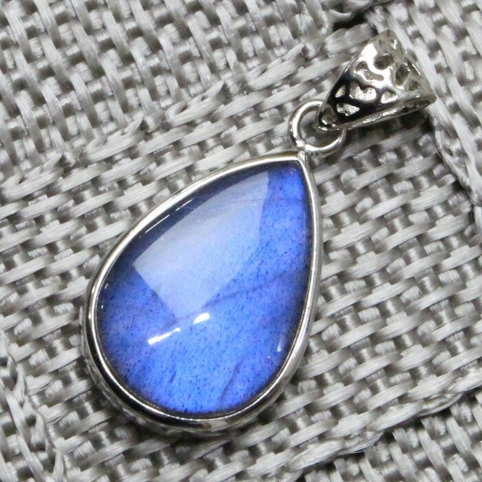 ラブラドライト ペンダント 曹灰長石 Labradorite ラブラドライト ペンダントトップ ネックレス ぺんだんと Pendant ラブラドライトペンダント 天然石 ネックレス パワーストーン 限定 一点物 ラブラドライト