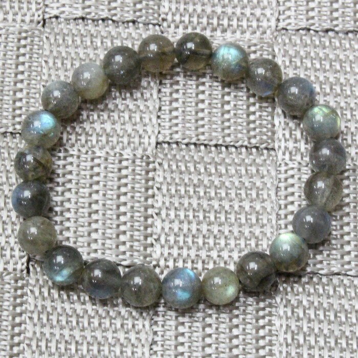 楽天パワーストーン 天然石 LuLu Houseラブラドライト ブレスレット 曹灰長石 Labradorite ラブラドライト ブレスレット Bracelet ブレスレッド 腕輪 ラブラドライトブレスレット メンズ レディース 一点物 パワーストーン ラブラドライト