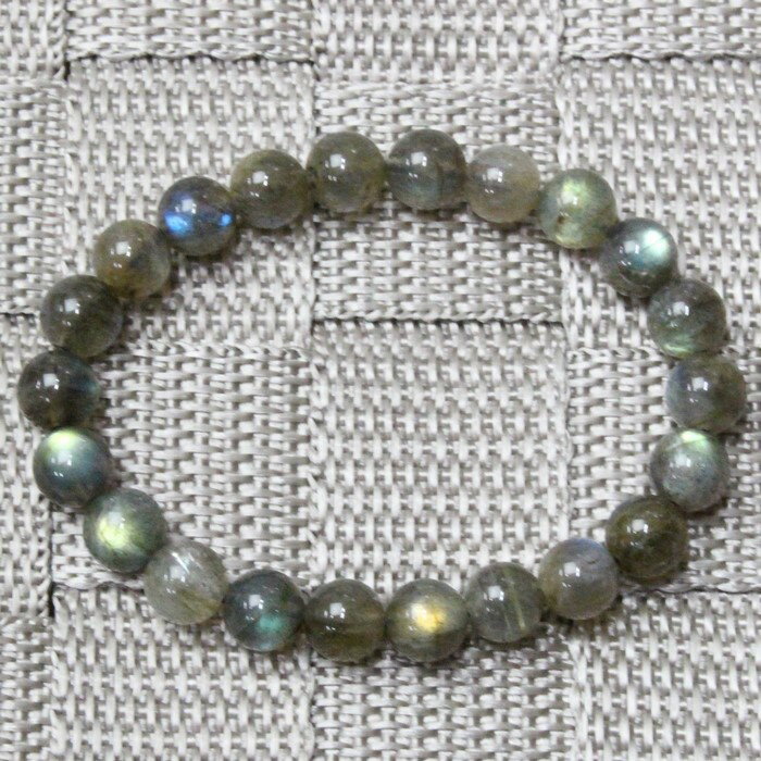 【一点物 現物】ラブラドライト ブレスレット 曹灰長石 Labradorite ラブラドライト ブレスレット Bracelet ブレスレッド 腕輪 ラブラドライトブレスレット メンズ レディース 一点物アイテム 天然石 ラブラドライト