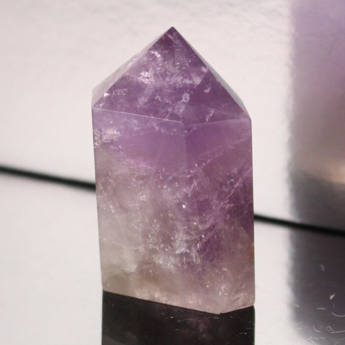 アメジスト ポイント Amethyst アメシスト 紫水晶 アメジスト 原石 インテリア クラスター 柱 ポイント 置物 石 鉱石 鉱物 アメジストポイント 天...