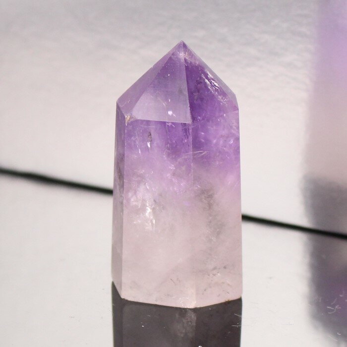 アメジスト ポイント 紫水晶 Amethyst アメシスト アメジスト 原石 インテリア Point 柱 ポイント 置物 石 鉱石 鉱物 アメジストポイント パ...