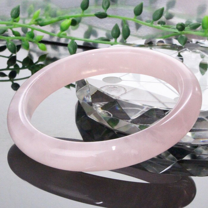 【一点物 現物】ローズクォーツ バングル 紅水晶 ピンク Rose Quartz ローズクォーツ ブレスレット 腕輪 バングル Bracelet ローズクォーツバングル メンズ レディース 一点物アイテム 天然石 ローズクォーツ