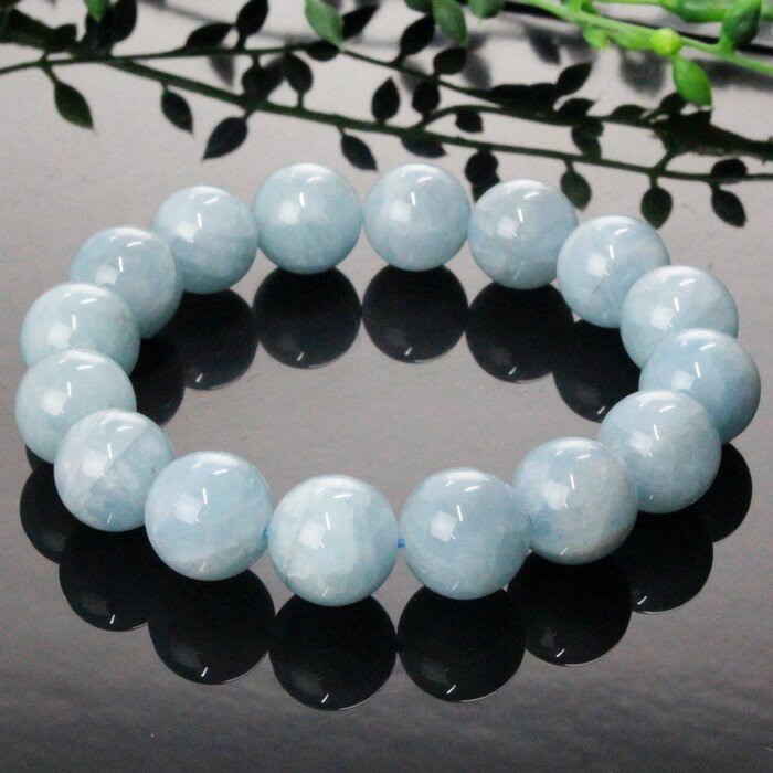 ڸ ʪ  13mmۥޥ ֥쥹å  Aquamarine ο ޥ ֥쥹å Bracelet ֥쥹å ...