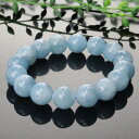 【厳選 一点物 大玉 12mm 高品質 インド産】アクアマリン ブレスレット Aquamarine アクアマリン ブレスレット Bracelet 腕輪 アクアマ...