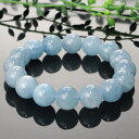 【厳選 一点物 大玉 12mm 高品質 インド産】アクアマリン ブレスレット Aquamarine アクアマリン ブレスレット 腕輪 Bracelet アクアマ...