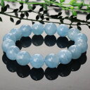 【厳選 一点物 大玉 12mm 高品質 インド産】アクアマリン ブレスレット Aquamarine アクアマリン ブレスレット Bracelet 腕輪 アクアマ...