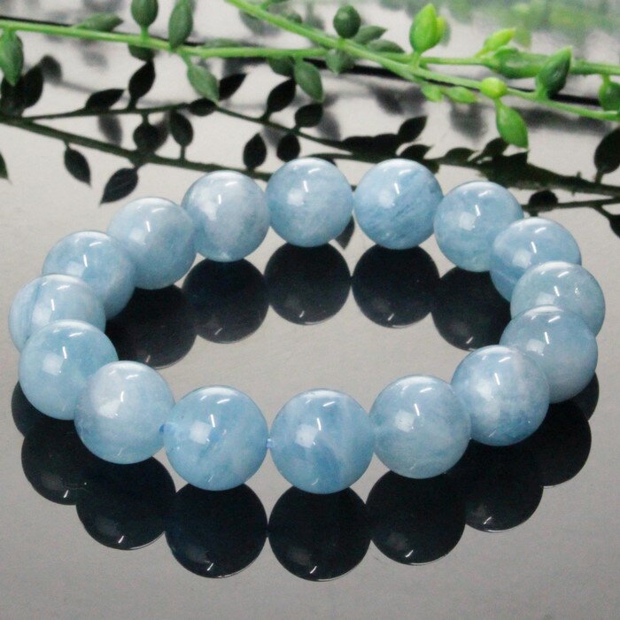 【厳選 一点物 大玉 12mm 高品質 インド産】アクアマリン ブレスレット Aquamarine アクアマリン ブレスレット 腕輪 Bracelet アクアマリンブレスレット パワーストーン ブレスレット 天然石 メンズ レディース 人気 アクアマリン