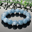【厳選 一点物 大玉 12mm 高品質 インド産】アクアマリン ブレスレット Aquamarine アクアマリン ブレスレット Bracelet 腕輪 アクアマ...