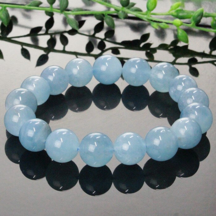 【厳選 一点物 11mm 高品質 インド産】アクアマリン ブレスレット Aquamarine アクアマリン ブレスレット Bracelet 腕輪 アクアマリンブレスレット パワーストーン ブレスレット 人気 おすすめ 天然石 海外直輸入価格 アクアマリン