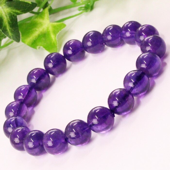 【高品質 ブラジル産 9mm】アメジスト ブレスレット Amethyst アメシスト 紫水晶 アメジスト ブレスレット 腕輪 Bracelet ブレスレッド アメジストブレスレット 天然石 ブレスレット パワーストーン 限定 一点物 アメジスト