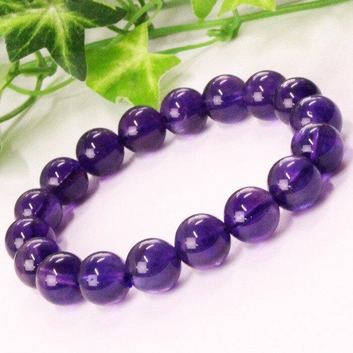 【高品質 ブラジル産 10mm】アメジスト ブレスレット アメシスト Amethyst 紫水晶 アメジスト ブレスレット 腕輪 Bracelet ブレスレッド アメジストブレスレット メンズ レディース 人気 おすすめ 限定 天然石 アメジスト