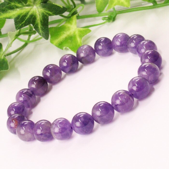 【厳選 一点物 9mm】アメジスト ブレスレット アメシスト Amethyst 紫水晶 アメジスト ブレスレット 腕輪 Bracelet ブレスレッド アメジストブレスレット パワーストーン ブレスレット 天然石 メンズ レディース 人気 アメジスト