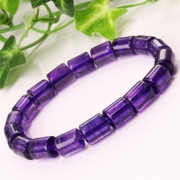 【厳選 ブラジル産 一点物 7mm】アメジスト ブレスレット Amethyst アメシスト 紫水晶 アメジスト ブレスレット Bracelet ブレスレッド 腕輪 アメジストブレスレット メンズ レディース 人気 おすすめ 天然石 海外直輸入 アメジスト