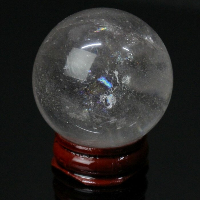 【厳選 一点物 42mm】天然 水晶玉 水晶 丸玉 Crystal ロッククリスタル 石英 水晶 原石 浄化 魔除け お守り 浄化用水晶 球体 地鎮祭 置物 台...