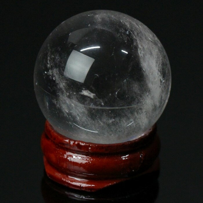 【33mm】天然 水晶玉 水晶 丸玉 Crystal 石英 クリスタル クォーツ 水晶 原石 浄化 魔除け 厄除け 浄化用水晶 球体 地鎮祭 置物 台座 水晶球 天然水晶 パワーストーン 置物 人気 おすすめ 天然石 天然 水晶玉