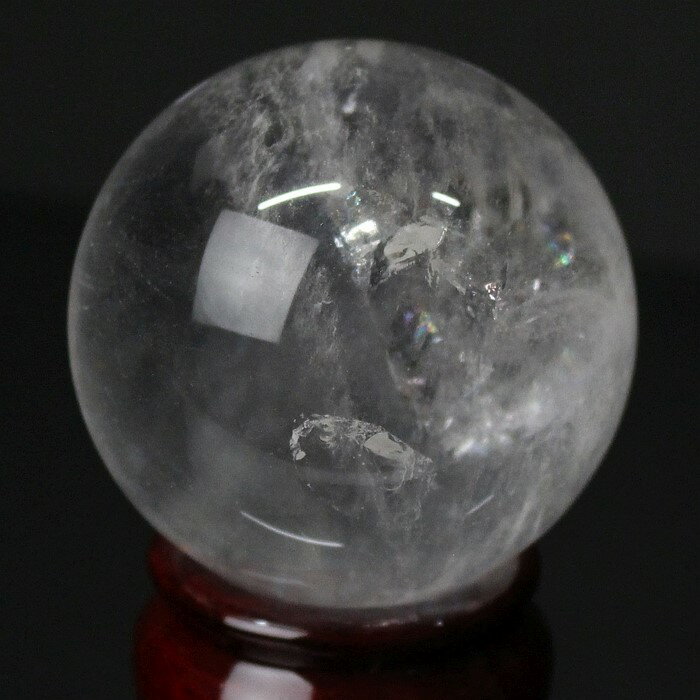 【厳選品質 透明度が高品質の証 52mm】天然 水晶玉 水晶 丸玉 Crystal 石英 クリスタル クォーツ 水晶 原石 球体 置物 台座 水晶球 浄化 魔除...