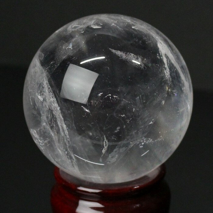 【透明度が高品質の証 厳選一点物 53mm】天然 水晶玉 水晶 丸玉 Crystal ロッククリスタル 石英 水晶 原石 球体 置物 台座 水晶球 浄化 魔除け...