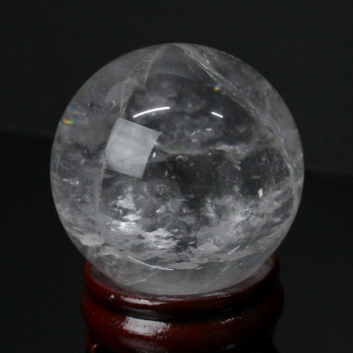 【透明度が高品質の証 厳選一点物 大玉 66mm】天然 水晶玉 水晶 丸玉 Crystal 石英 クリスタル クォーツ 水晶 原石 浄化 魔除け お守り 浄化用...