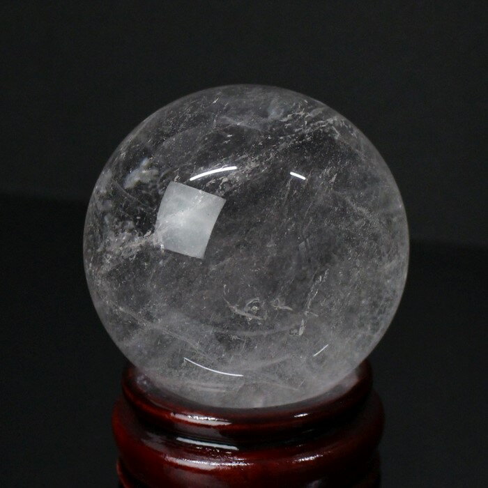 【大玉 63mm 高品質ブラジル産 一点物】天然 水晶玉 水晶 丸玉 Crystal ロッククリスタル 石英 水晶 原石 浄化 魔除け 厄除け 浄化用水晶 球体 地鎮祭 置物 台座 水晶球 天然水晶 パワーストーン 置物 天然石 メンズ レディース 人気 天然 水晶玉