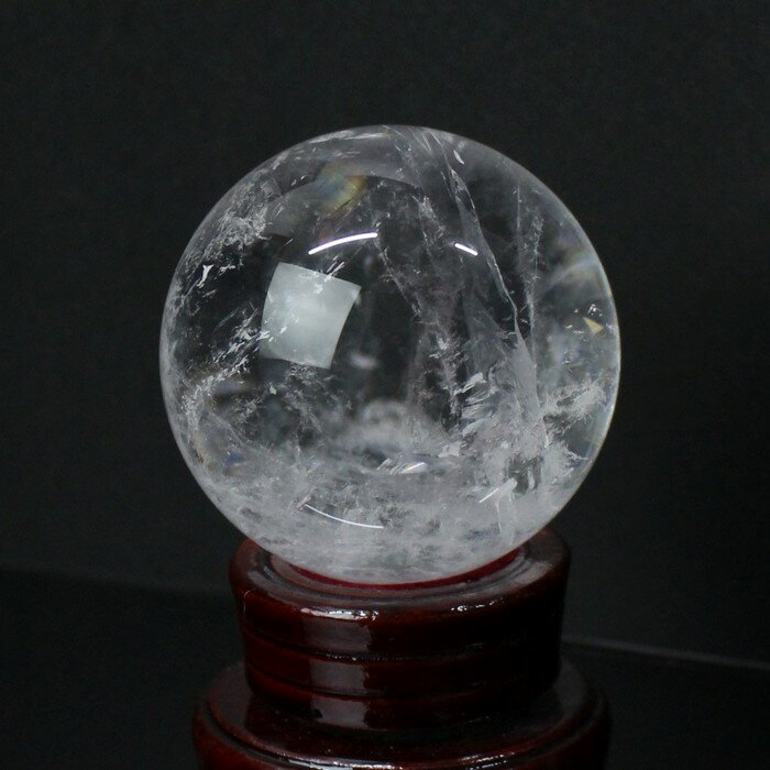【一点物 現物 大玉 73mm】天然 水晶玉 水晶 丸玉 ロッククリスタル Crystal クォーツ 水晶 原石 球体 置物 台座 水晶球 浄化 魔除け 厄除け...