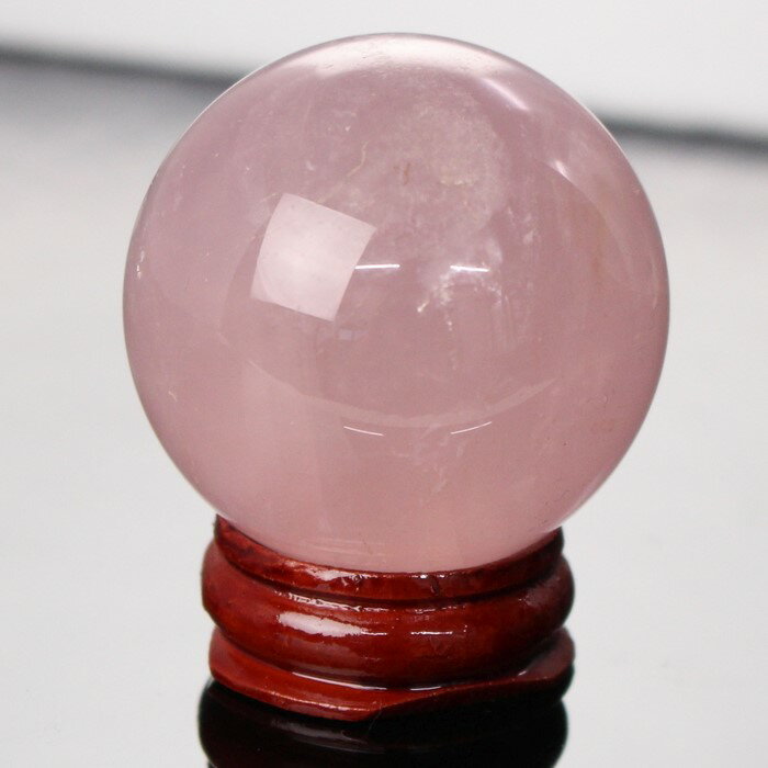 【42mm】ローズクォーツ 丸玉 Rose Quartz 紅水晶 ピンク ローズクォーツ 原石 置物 水晶球 Circle Ball 玉 球体 水晶玉 球 大玉 丸玉 ローズクォーツ丸玉 メンズ レディース 一点物 パワーストーン ローズクォーツ