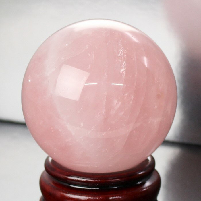 楽天パワーストーン 天然石 LuLu House【大玉 69mm】ローズクォーツ 丸玉 Rose Quartz 紅水晶 ピンク ローズクォーツ 原石 球体 水晶玉 球 置物 台座 大玉 丸玉 Circle Ball 玉 ローズクォーツ丸玉 パワーストーン 置物 天然石 メンズ レディース 人気 ローズクォーツ