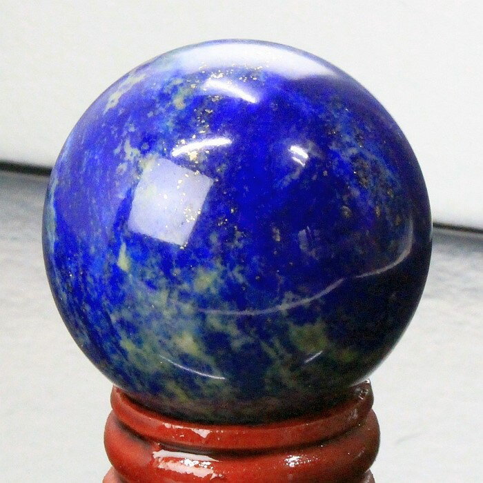 【アフガニスタン産高品質AAAグレード 一点物 41mm】ラピスラズリ 丸玉 魔除け グッズ 厄除け アフガニスタン ラピスラズリ 原石 球体 置物 丸玉 玉 ...