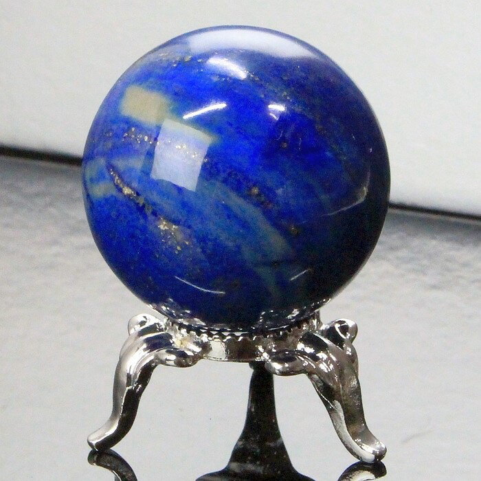 【アフガニスタン産高品質AAAグレード 一点物 32mm】ラピスラズリ 丸玉 魔除け グッズ 厄除け 最強 アフガニスタン ラピスラズリ 原石 球体 置物 丸玉...
