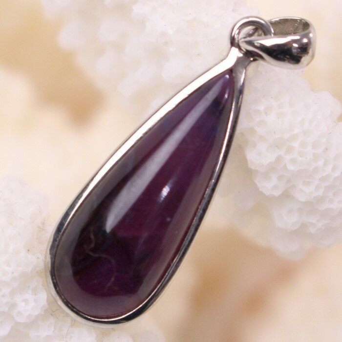 【希少 南アフリカ産一点物】スギライト ペンダント 杉石 スジライト Sugilite スージーライト スギライト ペンダントトップ ネックレス ぺんだんと P...