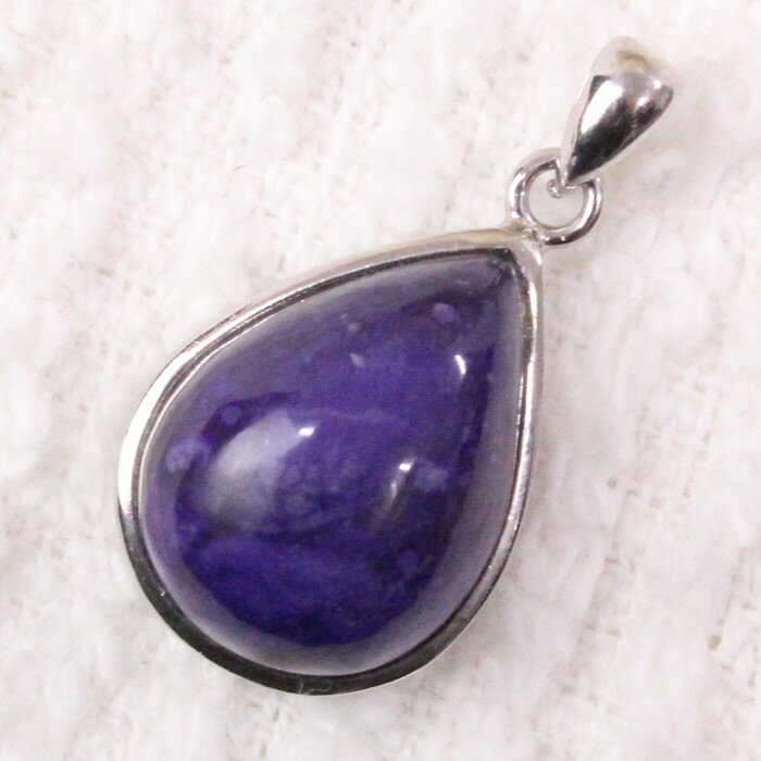 【高品質南アフリカ産AAAグレード】スギライト ペンダント 杉石 スジライト Sugilite スギライト ペンダントトップ ネックレス Pendant スギラ...