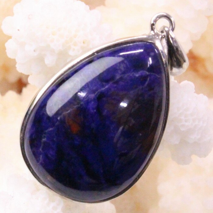 【高品質南アフリカ産AAAグレード】スギライト ペンダント 杉石 スジライト Sugilite スギライト ペンダントトップ ネックレス ぺんだんと Penda...