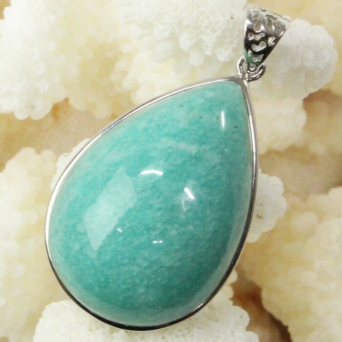 【天然石 ペンダントトップ 大粒】アマゾナイト ペンダント amazonite アマゾンジェイド アマゾナイト ネックレス ペンダントトップ Pendant アマゾナイトペンダント パワーストーン ネックレス 天然石 メンズ レディース 人気 アマゾナイト