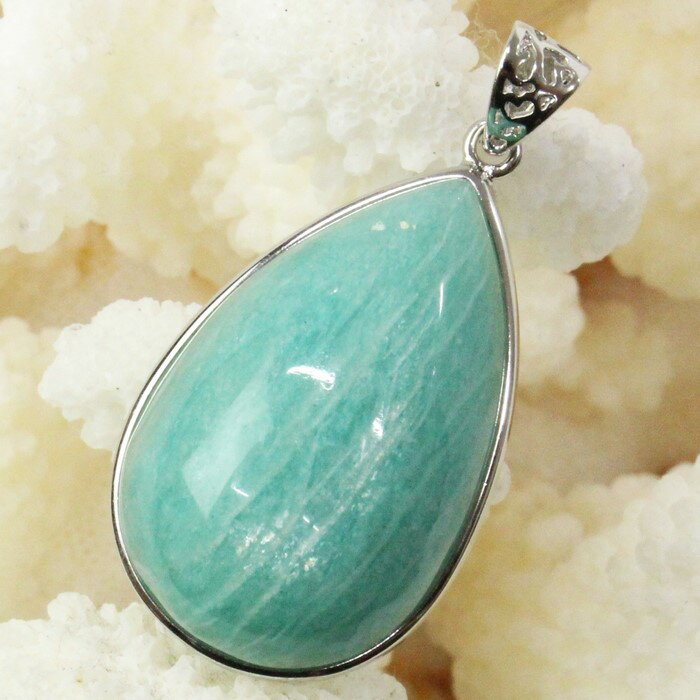 【厳選品質 一点物】アマゾナイト ペンダント amazonite アマゾンストン アマゾナイト ペンダントトップ Necklace ネックレス アマゾナイトペン...